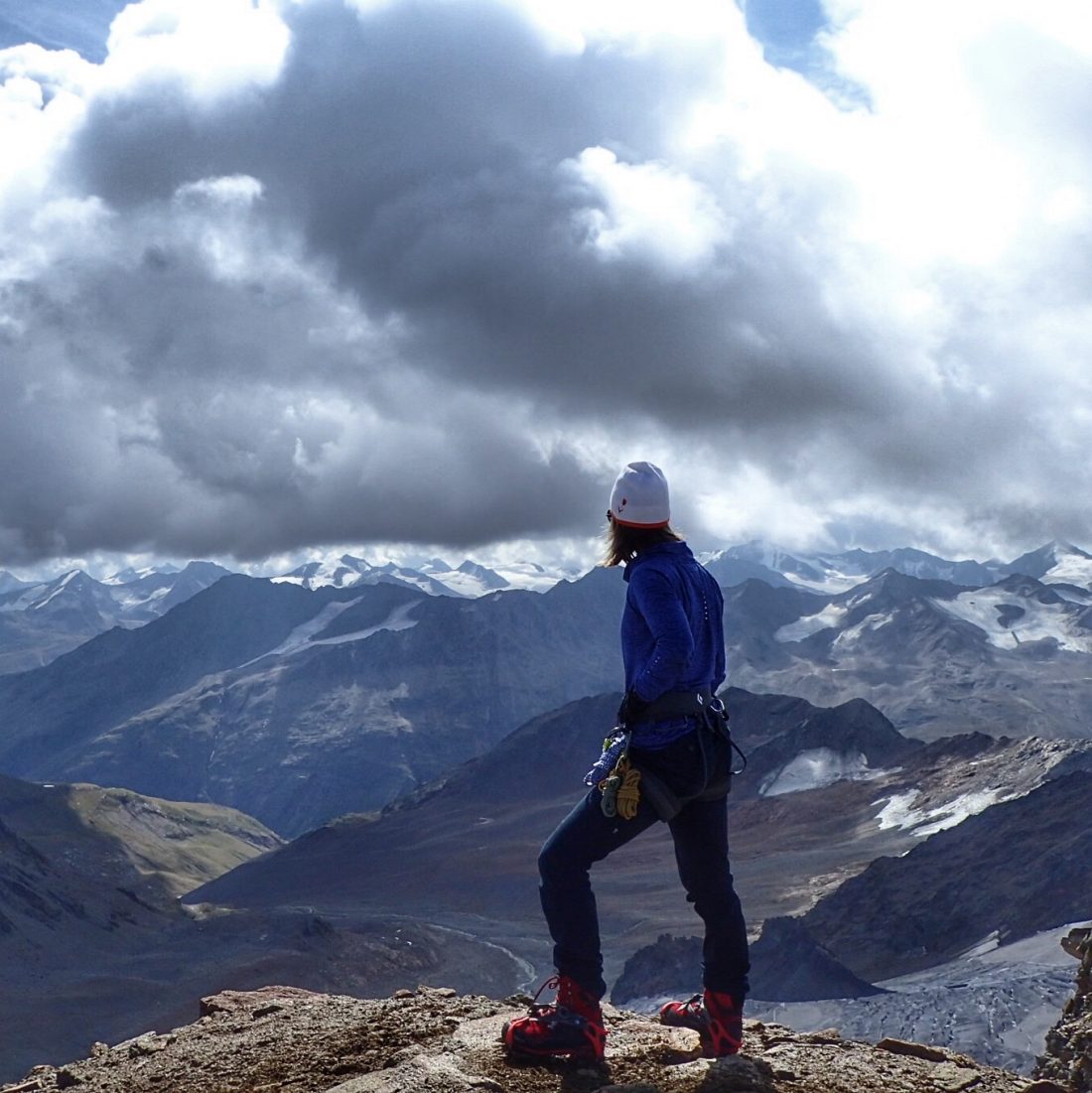 Top of the Flusskuchel - collecting moments Top van de Flusskuchel