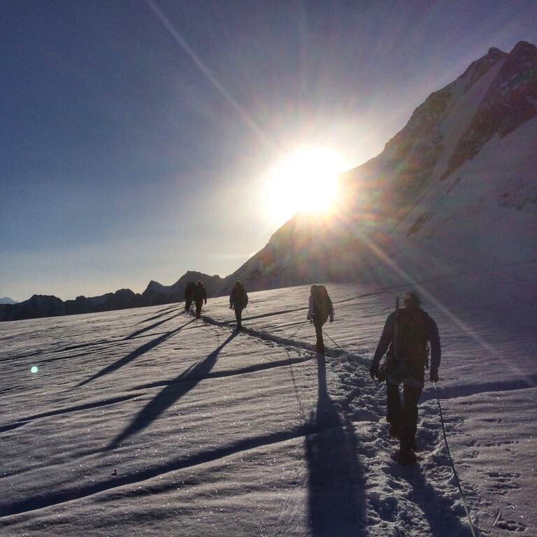 Op weg naar de Wildspitze