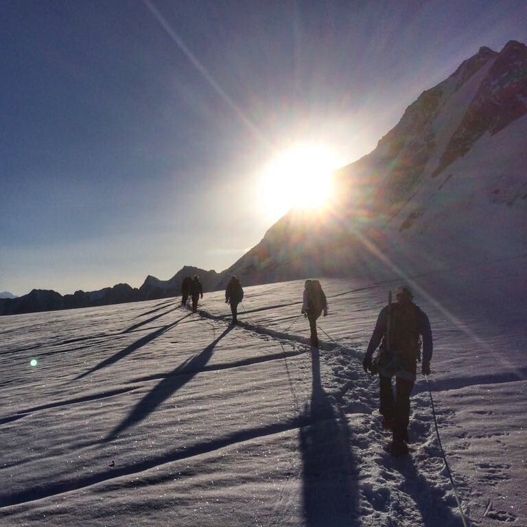 Op weg naar de Wildspitze 