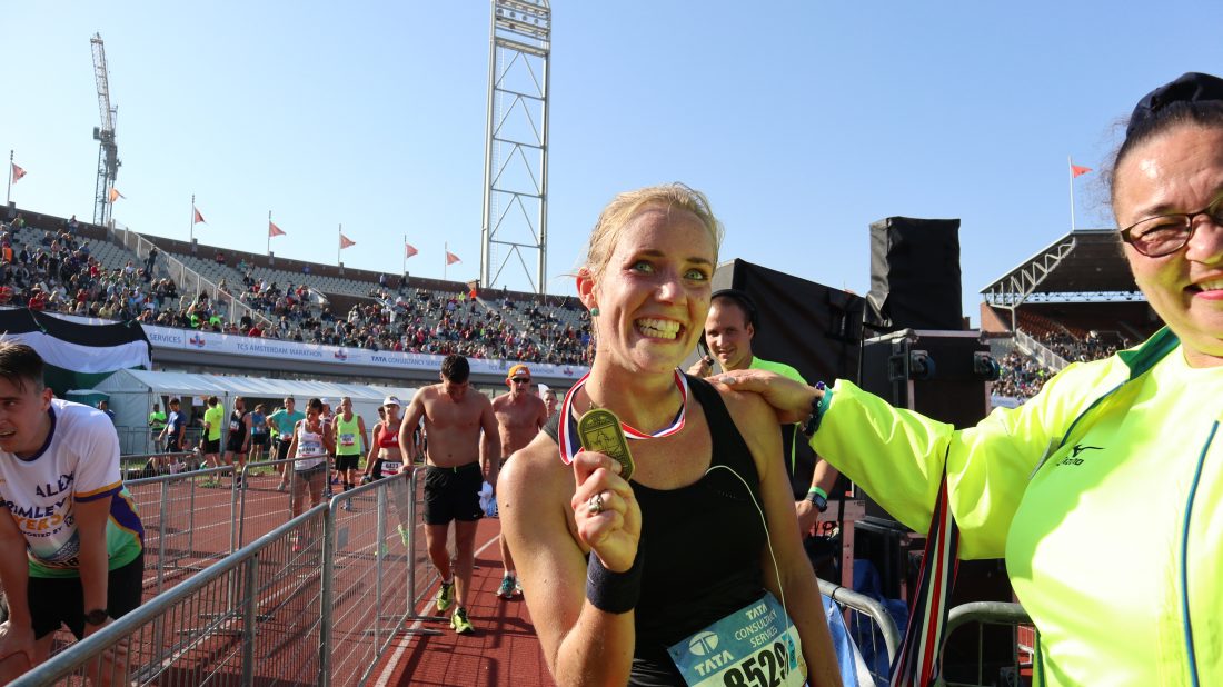 Medal ceremonie - TCS Amsterdam 