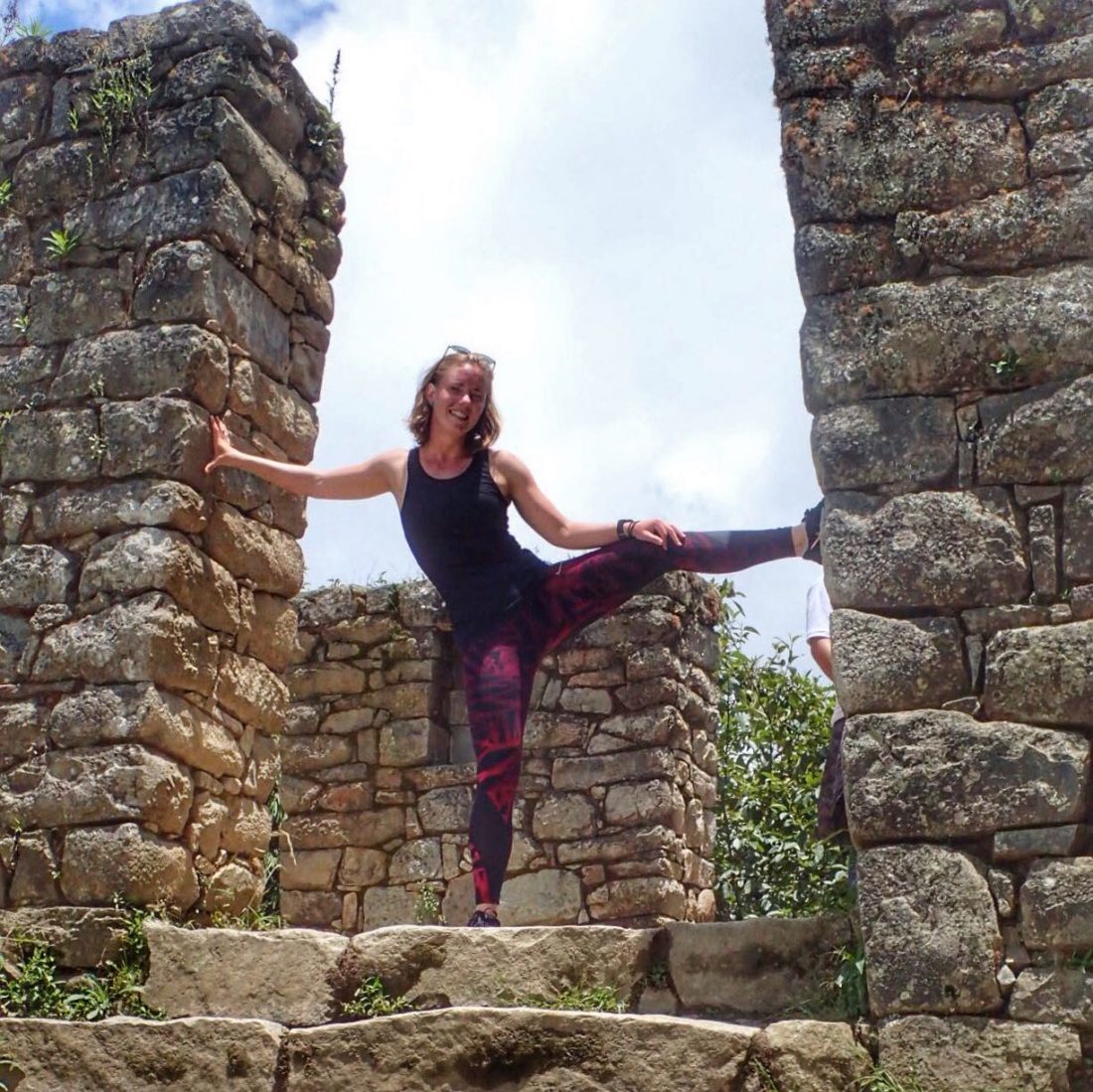 The morning gate in de zon - wanderlotje - inca trail 