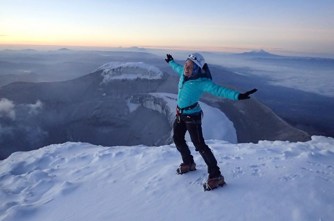On top of the cotopaxi - wanderlotje