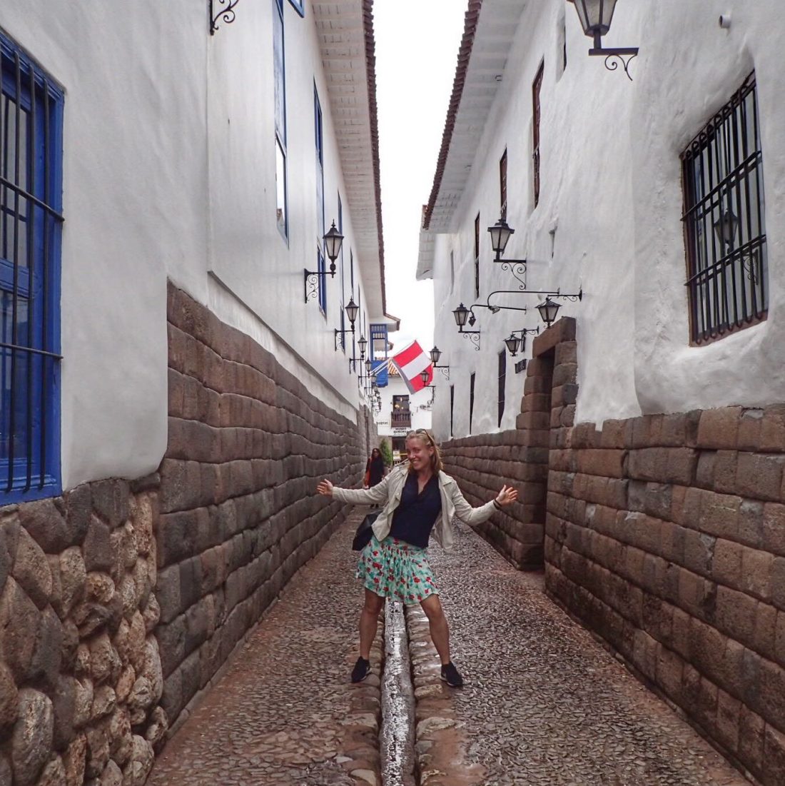 Een straatje ergens in Cusco - wanderlotje 