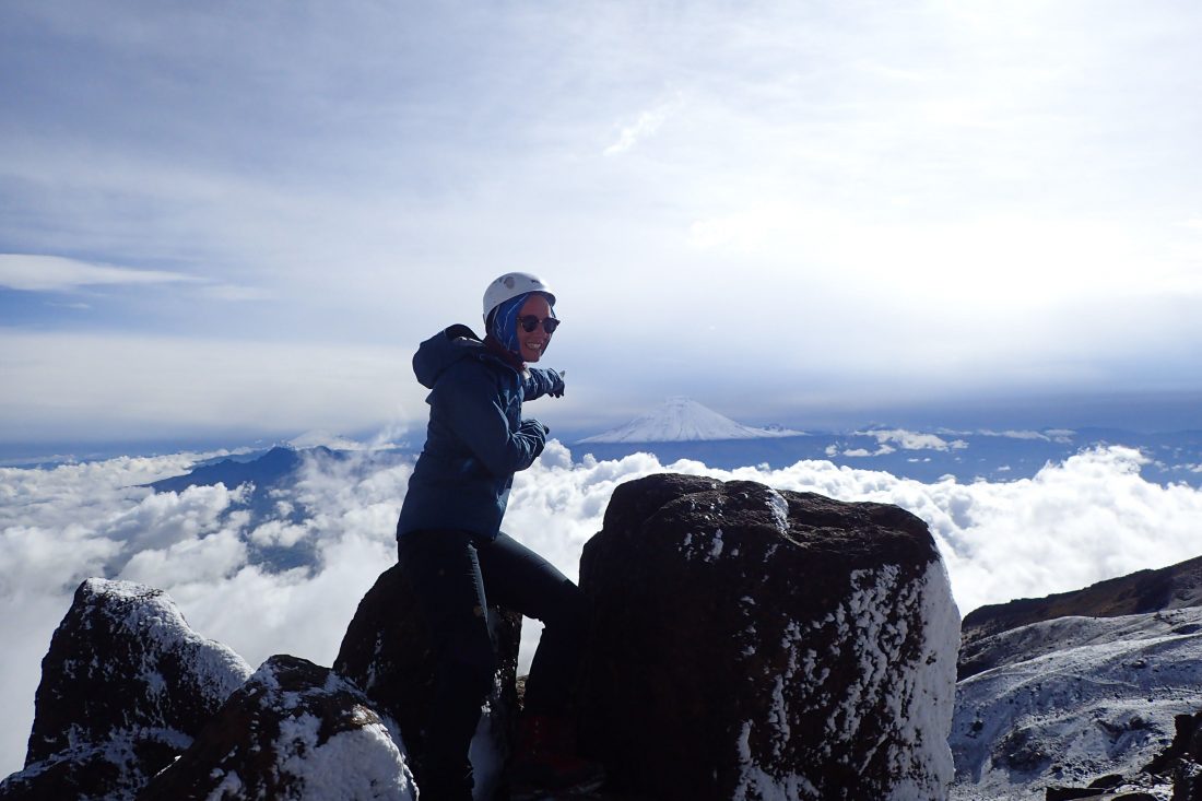 Zicht op de cotopaxi vanaf de Illinizas Norte - Wanderlotje