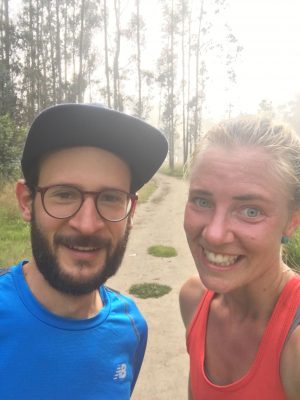 After workout selfie - na een slopende heuveltraining in parque metropolitano - quito