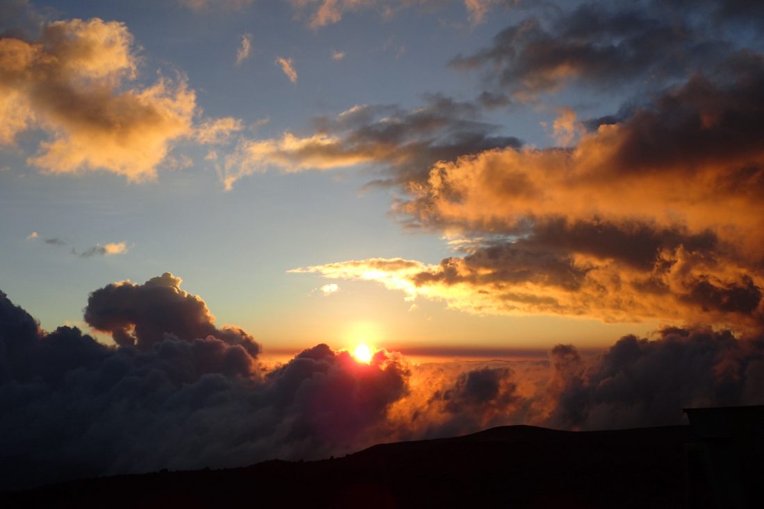 Liefde voor de zonsondergang! vanaf de berghut- Chimborazo - Wanderlotje