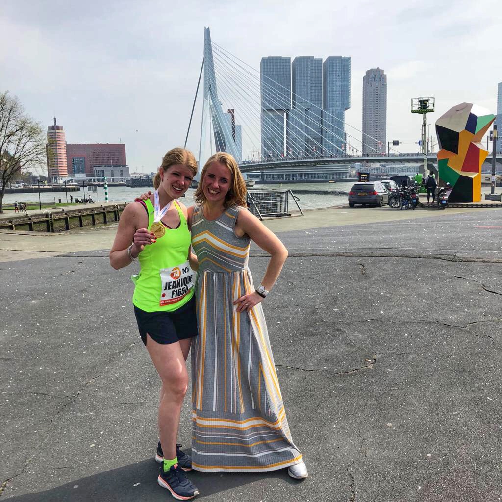 Respect voor deze topper Jeanique - Marathon Rotterdam - de mooiste