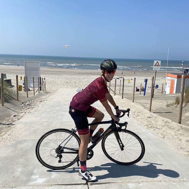 Wielrennen, op de fiets naar Haarlem