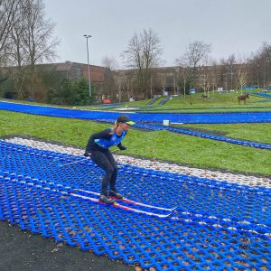 op de langlauf latten