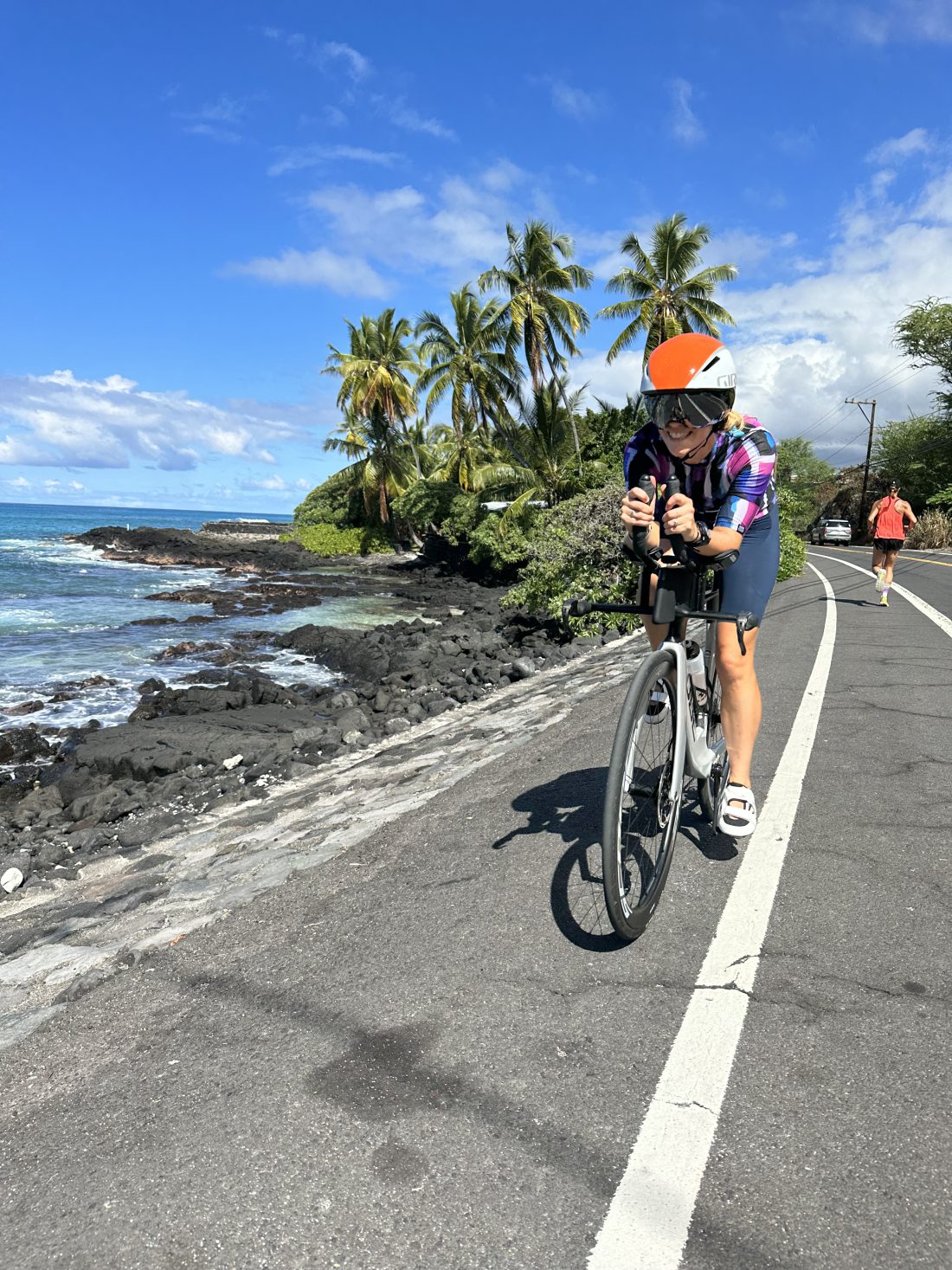 Fietsen op Ali'i Drive