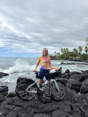 De fiets-foto op hawaii- just like a pro