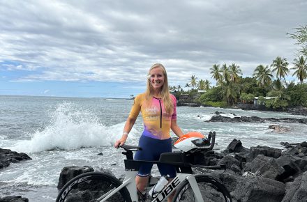 De fiets-foto op hawaii- just like a pro